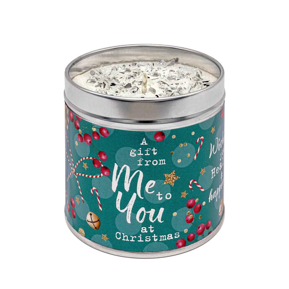 Best Kept Secrets From Me To You Festive Tin Candle £8.99